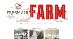 Desktop Screenshot of freshairfarm.com